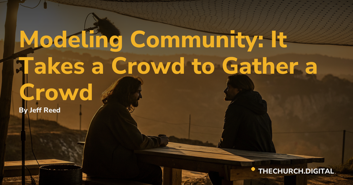 Modeling Community: It Takes a Crowd to Gather a Crowd
